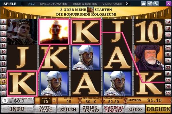 Swiss Casino Gladiator Slot