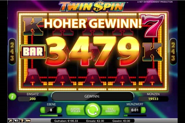 Twin Spin gewinnen